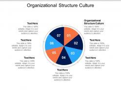 Organizational structure culture ppt powerpoint presentation example file cpb