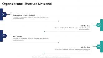 Organizational Structure Divisional In Powerpoint And Google Slides Cpb