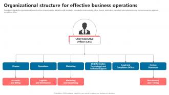 Organizational Structure For Effective Business Operations Global Commerce Business Plan BP SS