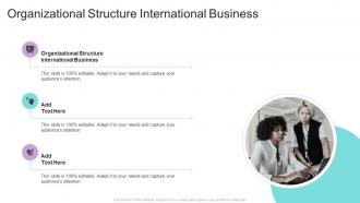 Organizational Structure International Business In Powerpoint And Google Slides Cpb