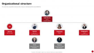 Organizational Structure JD Com Investor Funding Elevator Pitch Deck