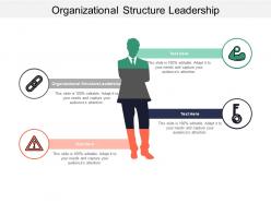 Organizational structure leadership ppt powerpoint presentation file templates cpb