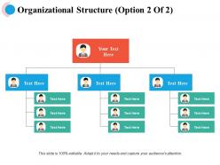 Organizational structure management ppt powerpoint presentation file deck