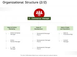 Organizational Structure Marketing Ecommerce Solutions Ppt Introduction
