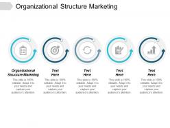 Organizational structure marketing ppt powerpoint presentation slides background images cpb