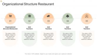 Organizational Structure Restaurant In Powerpoint And Google Slides Cpb