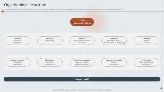 Organizational Structure Strategic Management Advisory Company Profile