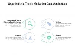 Organizational trends motivating data warehouses ppt powerpoint presentation infographics clipart cpb