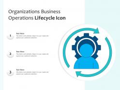 Organizations Business Operations Lifecycle Icon