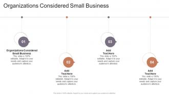 Organizations Considered Small Business In Powerpoint And Google Slides Cpb