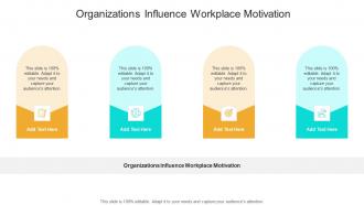 Organizations Influence Workplace Motivation In Powerpoint And Google Slides Cpb