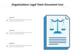Organizations legal team document icon