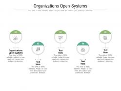 Organizations open systems ppt powerpoint presentation file picture cpb