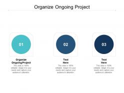 Organize ongoing project ppt powerpoint presentation ideas inspiration cpb
