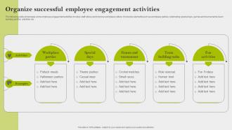 Organize Successful Employee Engagement Activities Implementing Employee Engagement Strategies