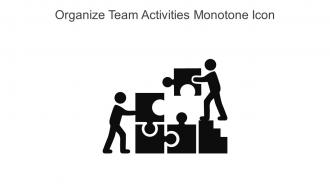Organize Team Activities Monotone Icon In Powerpoint Pptx Png And Editable Eps Format