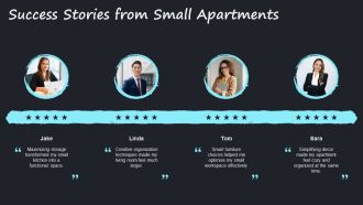 Organize Your Small Apartment Efficiently PPT Graphics AT Informative Unique