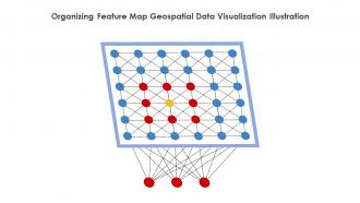 Organizing Feature Map Geospatial Data Visualization Illustration