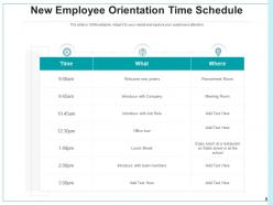 Orientation Schedule Business Assignment Professional Overview