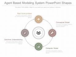 Original agent based modeling system powerpoint shapes