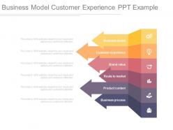 Original business model customer experience ppt example
