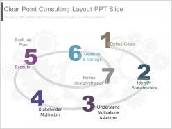 Original clear point consulting layout ppt slide
