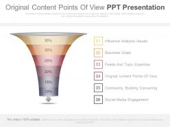 Original content points of view ppt presentation