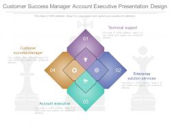 Original customer success manager account executive presentation design