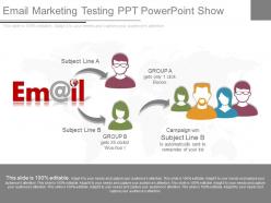 Original email marketing testing ppt powerpoint show