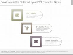 Original email newsletter platform layout ppt examples slides