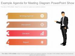Original example agenda for meeting diagram powerpoint show