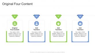 Original Four Content In Powerpoint And Google Slides Cpb