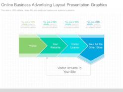Original online business advertising layout presentation graphics