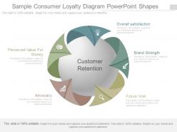 Original sample consumer loyalty diagram powerpoint shapes