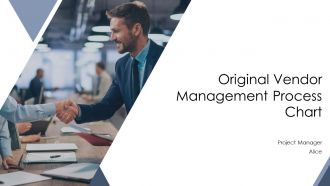 Original Vendor Management Process Chart PPT Sample AT