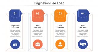 Origination Fee Loan Ppt Powerpoint Presentation Pictures Designs Download Cpb