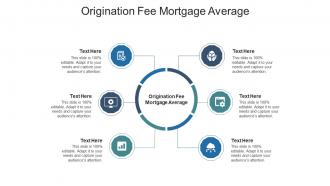 Origination fee mortgage average ppt powerpoint presentation outline background images cpb
