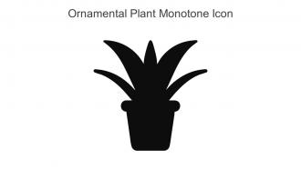 Ornamental Plant Monotone Icon In Powerpoint Pptx Png And Editable Eps Format