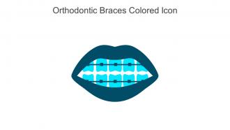 Orthodontic Braces Colored Icon In Powerpoint Pptx Png And Editable Eps Format