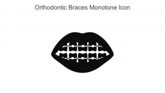 Orthodontic Braces Monotone Icon In Powerpoint Pptx Png And Editable Eps Format
