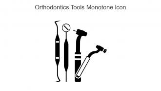 Orthodontics Tools Monotone Icon In Powerpoint Pptx Png And Editable Eps Format