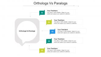 Orthologs vs paralogs ppt powerpoint presentation pictures example topics cpb