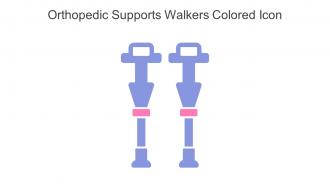 Orthopedic Supports Walkers Colored Icon In Powerpoint Pptx Png And Editable Eps Format