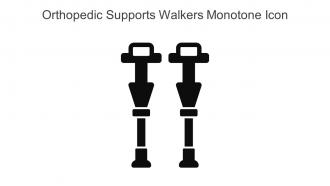 Orthopedic Supports Walkers Monotone Icon In Powerpoint Pptx Png And Editable Eps Format