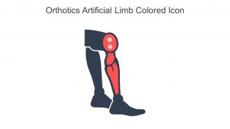Orthotics Artificial Limb Colored Icon In Powerpoint Pptx Png And Editable Eps Format