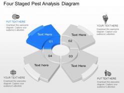 Os Four Staged Pest Analysis Diagram Powerpoint Template Slide