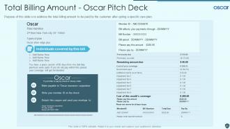 Oscar pitch deck ppt template
