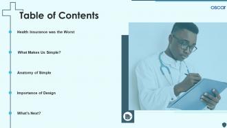 Oscar table of contents ppt powerpoint presentation summary inspiration