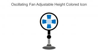 Oscillating Fan Adjustable Height Colored Icon In Powerpoint Pptx Png And Editable Eps Format