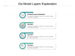 Osi model layers explanation ppt powerpoint presentation professional mockup cpb